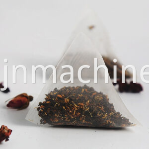 a machine designed for packing herbal tea into bags